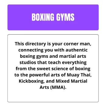 Show products in category Boxing Gyms & Martial Arts Studios Picture for category Boxing Gyms & Martial Arts Studios