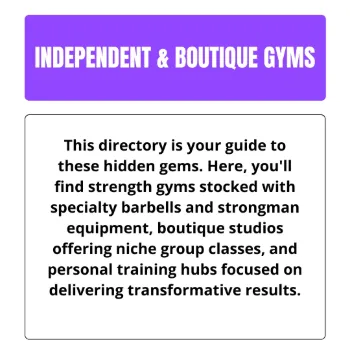 Show products in category Independent & Boutique Gyms Picture for category Independent & Boutique Gyms