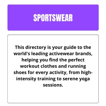 Show products in category Sportswear & Activewear Brands Picture for category Sportswear & Activewear Brands