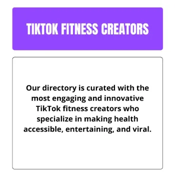 Show products in category TikTok Fitness Creators Picture for category TikTok Fitness Creators