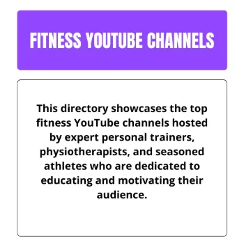 Show products in category Fitness YouTube Channels Picture for category Fitness YouTube Channels