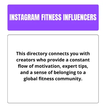 Show products in category Instagram Fitness Influencers Picture for category Instagram Fitness Influencers