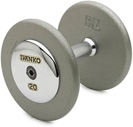 Ivanko Pro-Style Dumbbell Set 5-100 lb